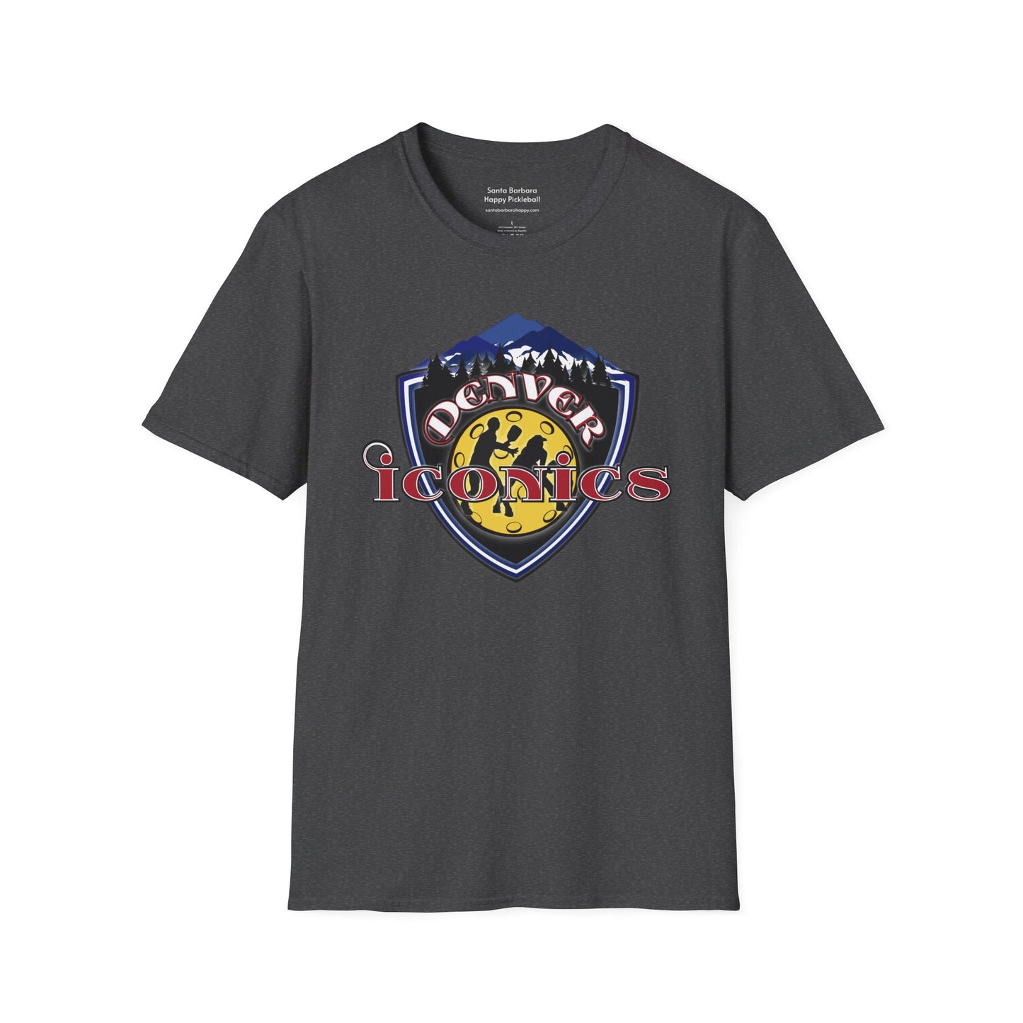 Denver Iconics NPL Team - Unisex 100% cotton soft style T - can customize back