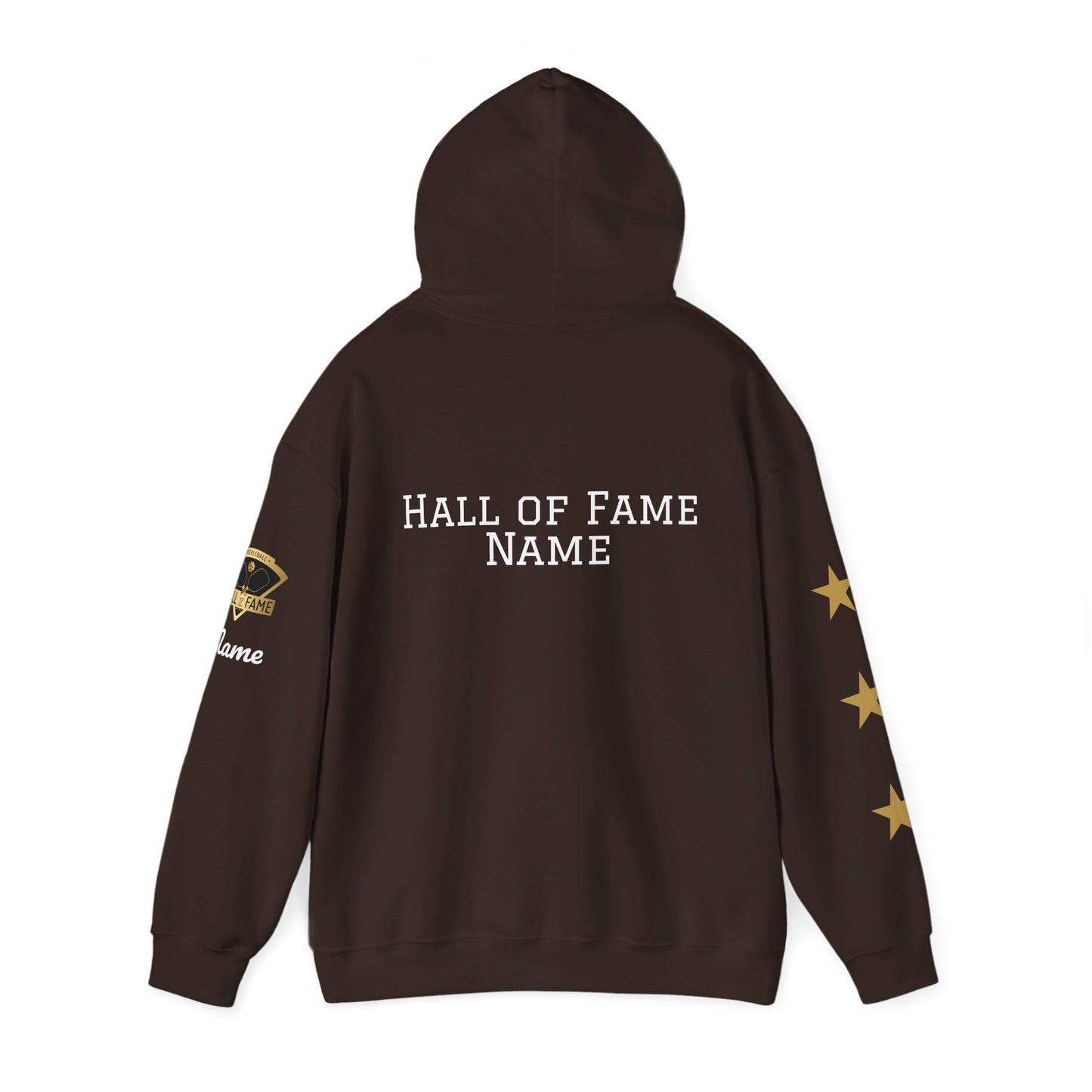 Pickleball Hall of Fame (RIFKIN example) - Hoodie - Customize Hall of Fame Name, or no name