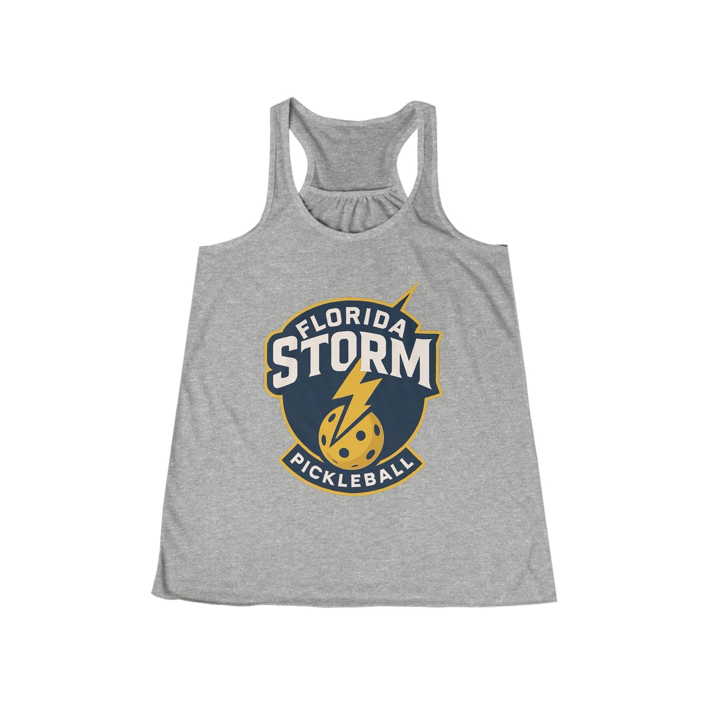 Florida Storm Bella Canvas Women's Flowy Racerback Tank - Add name -poly/cotton