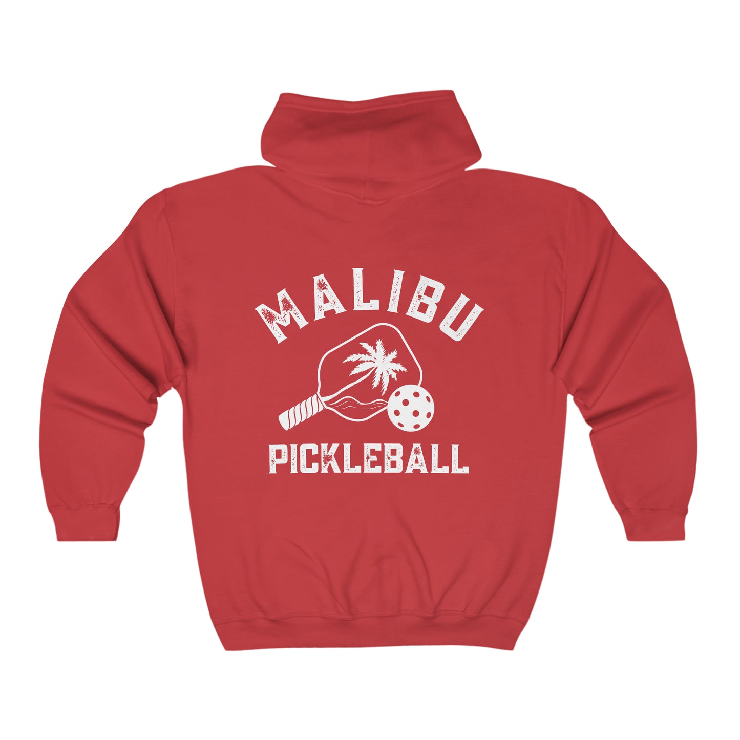 Malibu Pickleball Unisex Heavy Blend™ Full Zip Hooded Sweatshirt