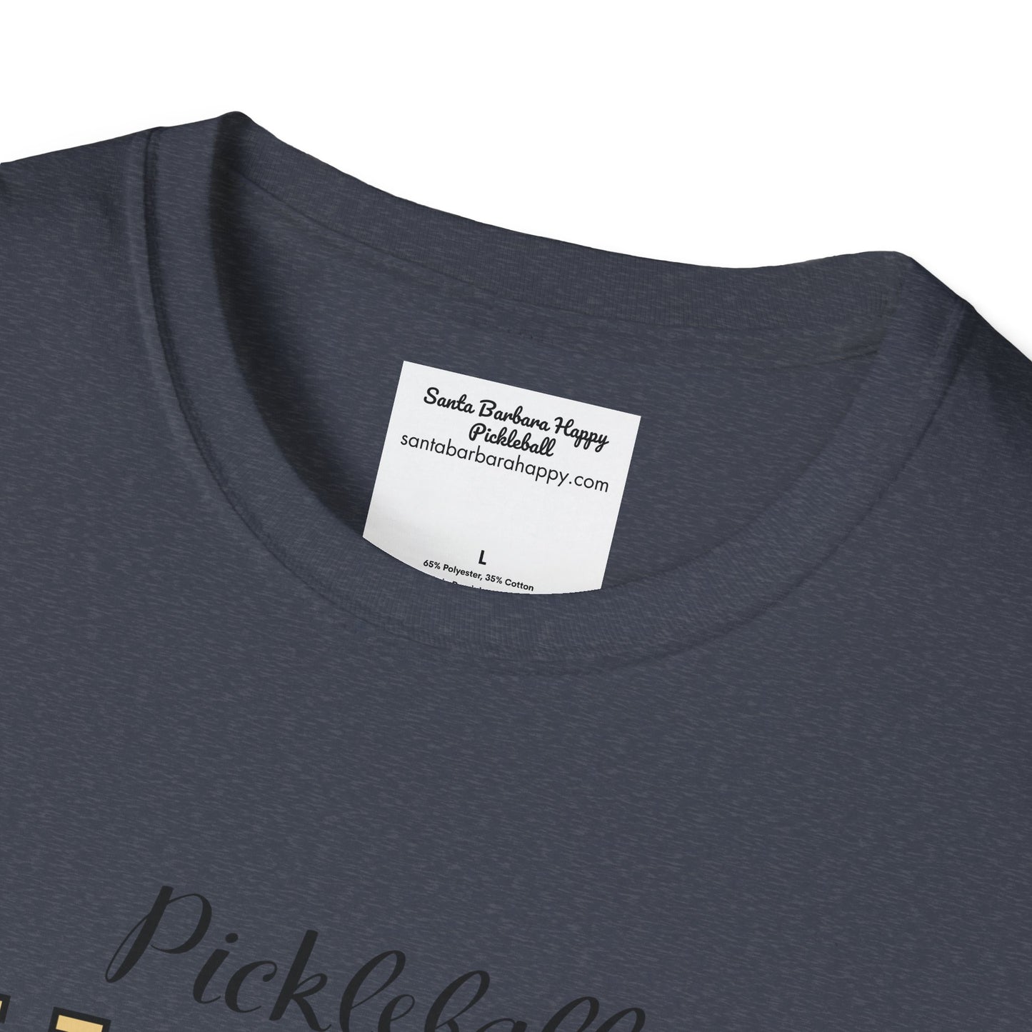 Pickleball Hall of Fame - Unisex Softstyle T-Shirt (customize with Hall of Fame name, or leave blank )