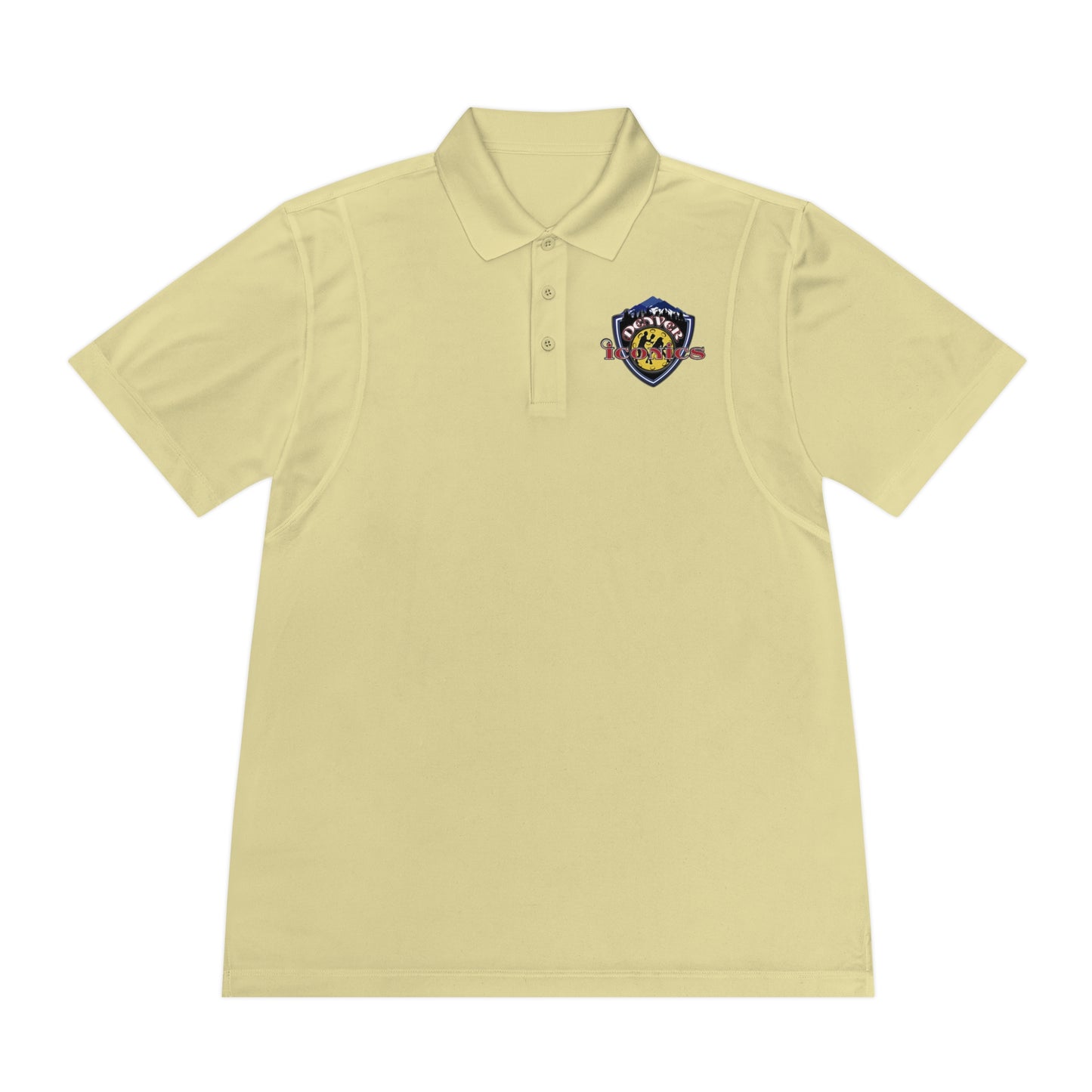 Denver Iconics NPL Team Men's Moisture Wicking, Sport Polo Shirt (customize name)