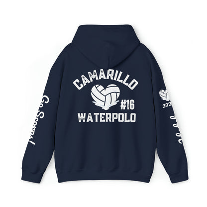 Camarillo Waterpolo Hoodies - CUSTOMIZE any side - put in the notes of order