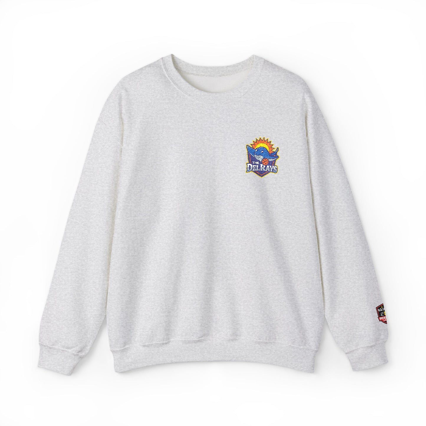 The Del Rays Unisex Embroidered Left Chest, Cuff only Crew