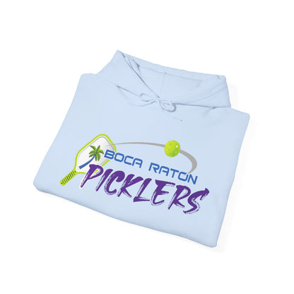 Boca Raton Picklers NPL Team Hoodie (script sleeve = Picklers’ Power) Customize name on back