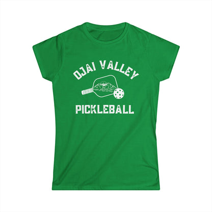 Ojai Valley Pickleball Women's Softstyle Tee