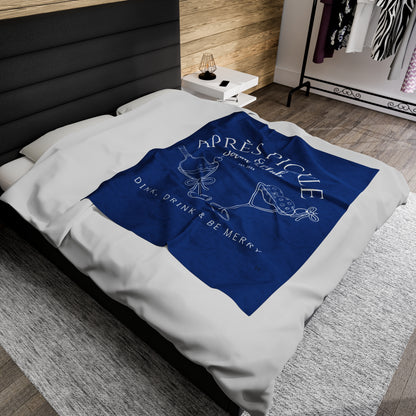 APRES Pickle & Social Velveteen Plush Blanket