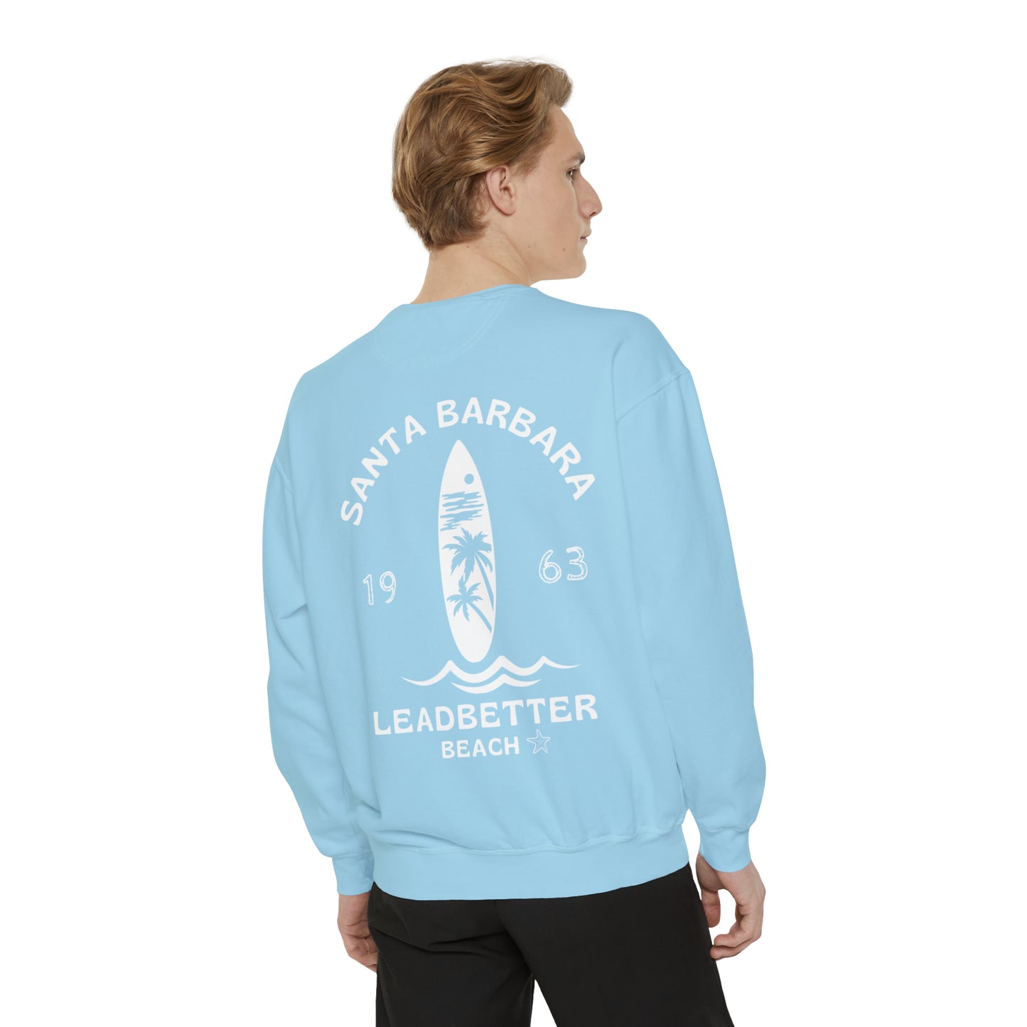 Santa Barbara Leadbetter Beach Crew - Comfort Colors