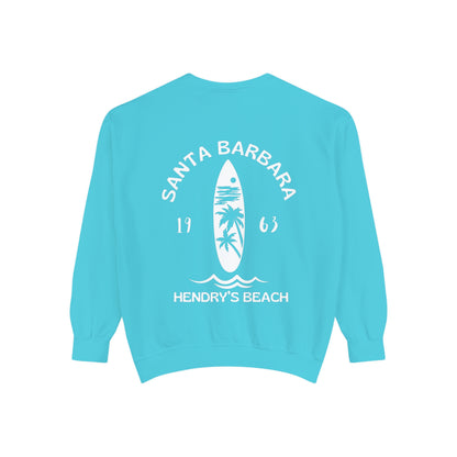 Santa Barbara Hendry’s Beach Crew Sweatshirts - Comfort Colors