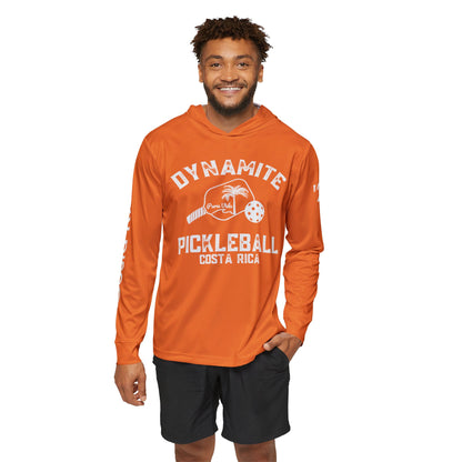 Pura Vida Dynamite Pickleball Moisture Wicking SPF 50 Unisex Sports Hoodie - customize sleeves and back
