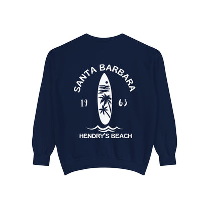 Santa Barbara Hendry’s Beach Crew Sweatshirts - Comfort Colors