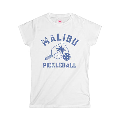 Malibu Pickleball Women's Softstyle Tee