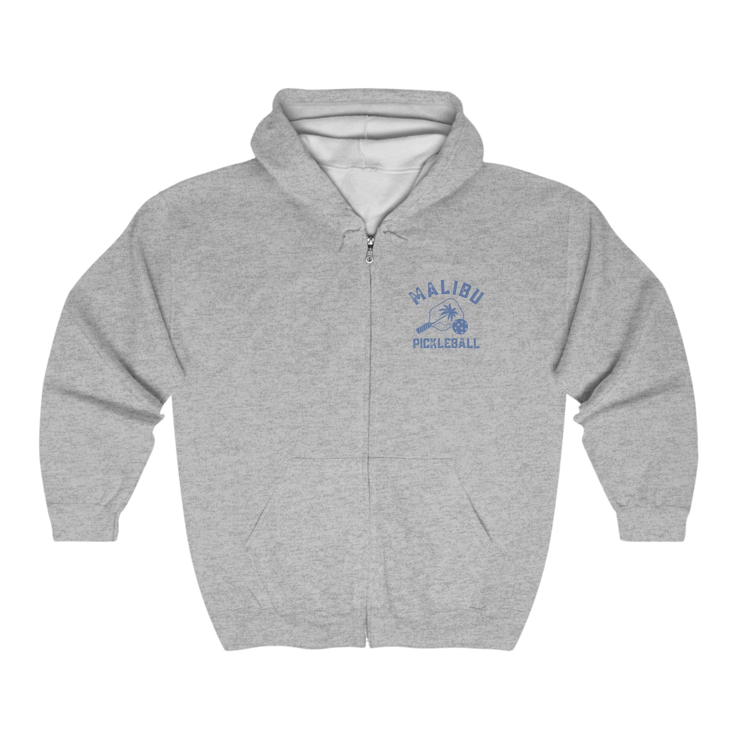 Malibu Pickleball Unisex Heavy Blend™ Full Zip Hooded Sweatshirt