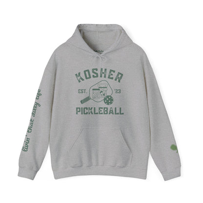 Harrison Kosher Pickleball Hoodie - Unisex Heavy Blend™ GREEN print