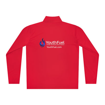 YouthFuel Unisex/Men’s Cut Quarter-Zip Moisture Wicking Pullover