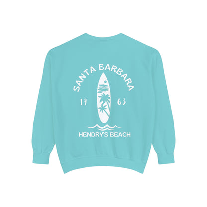 Santa Barbara Hendry’s Beach Crew Sweatshirts - Comfort Colors