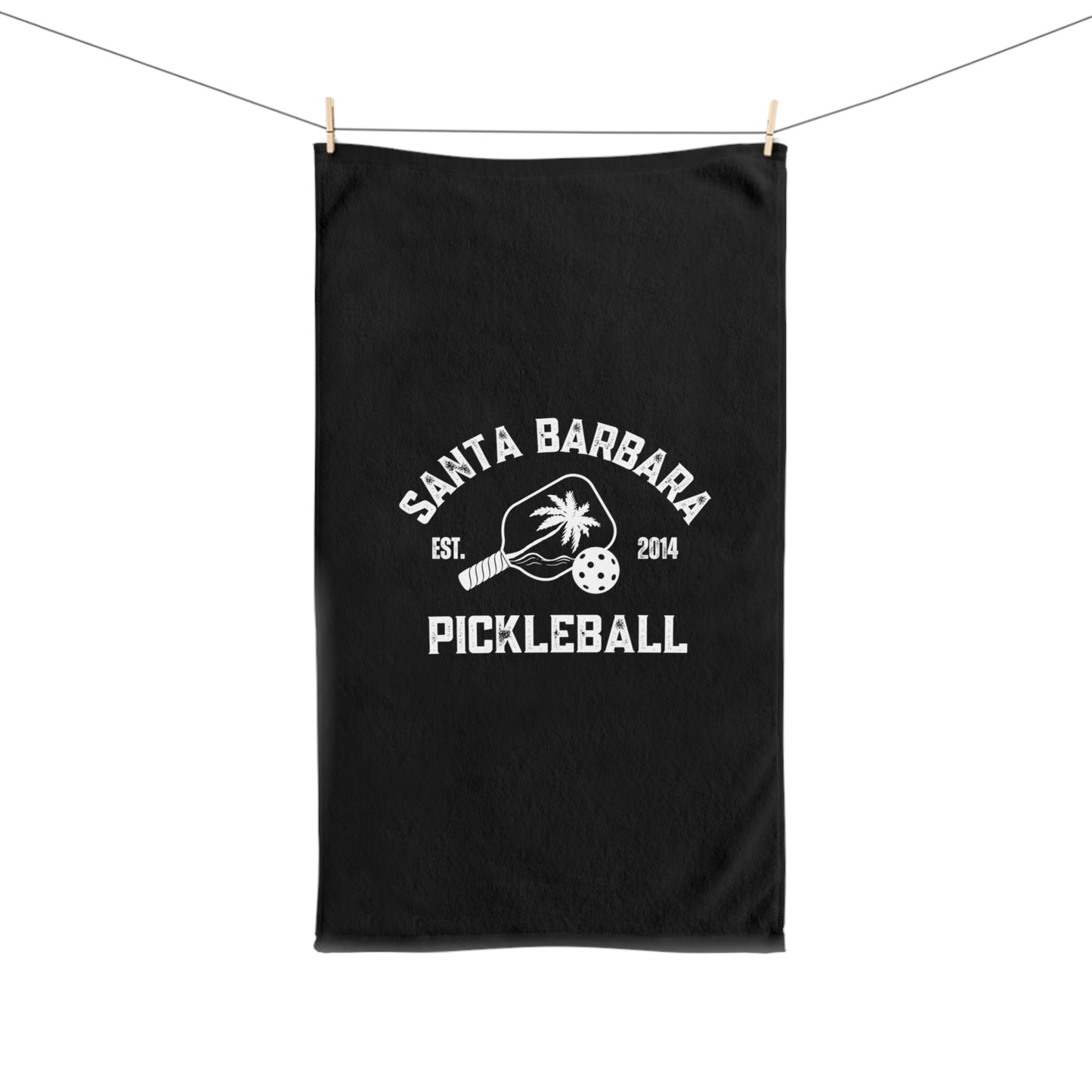 Santa Barbara Pickleball Hand Towel