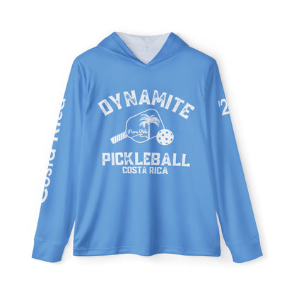 Pura Vida Dynamite Pickleball Moisture Wicking SPF 50 Unisex Sports Hoodie - customize sleeves and back