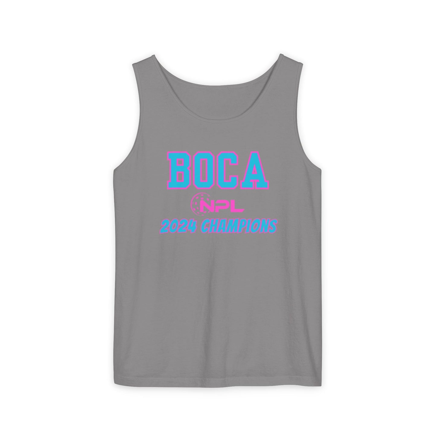 BOCA NPL ‘24 Champions - Unisex Garment-Dyed Tank Top