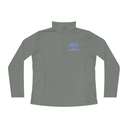 BOCA NPL ‘24 Champions - SPF 40/Ladies Quarter-Zip - Player’s names on back