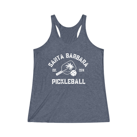 Santa Barbara Picklebll - Women's Tri-Blend Racerback Tank