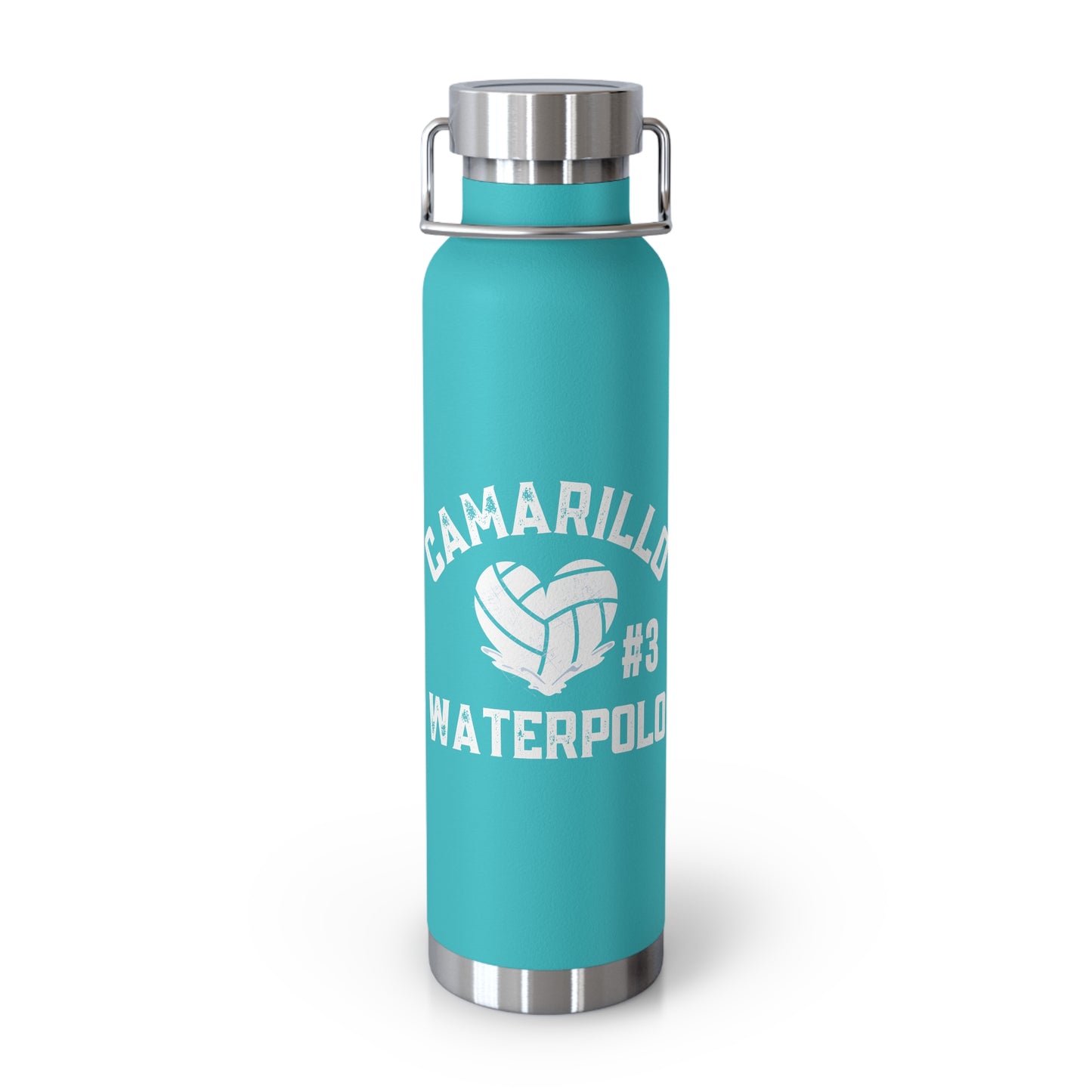 Nanette Camarillo Waterpolo Copper Vacuum Insulated Bottle, 22oz. Add name in notes