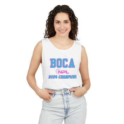 BOCA NPL ‘24 Champions - Unisex Garment-Dyed Tank Top