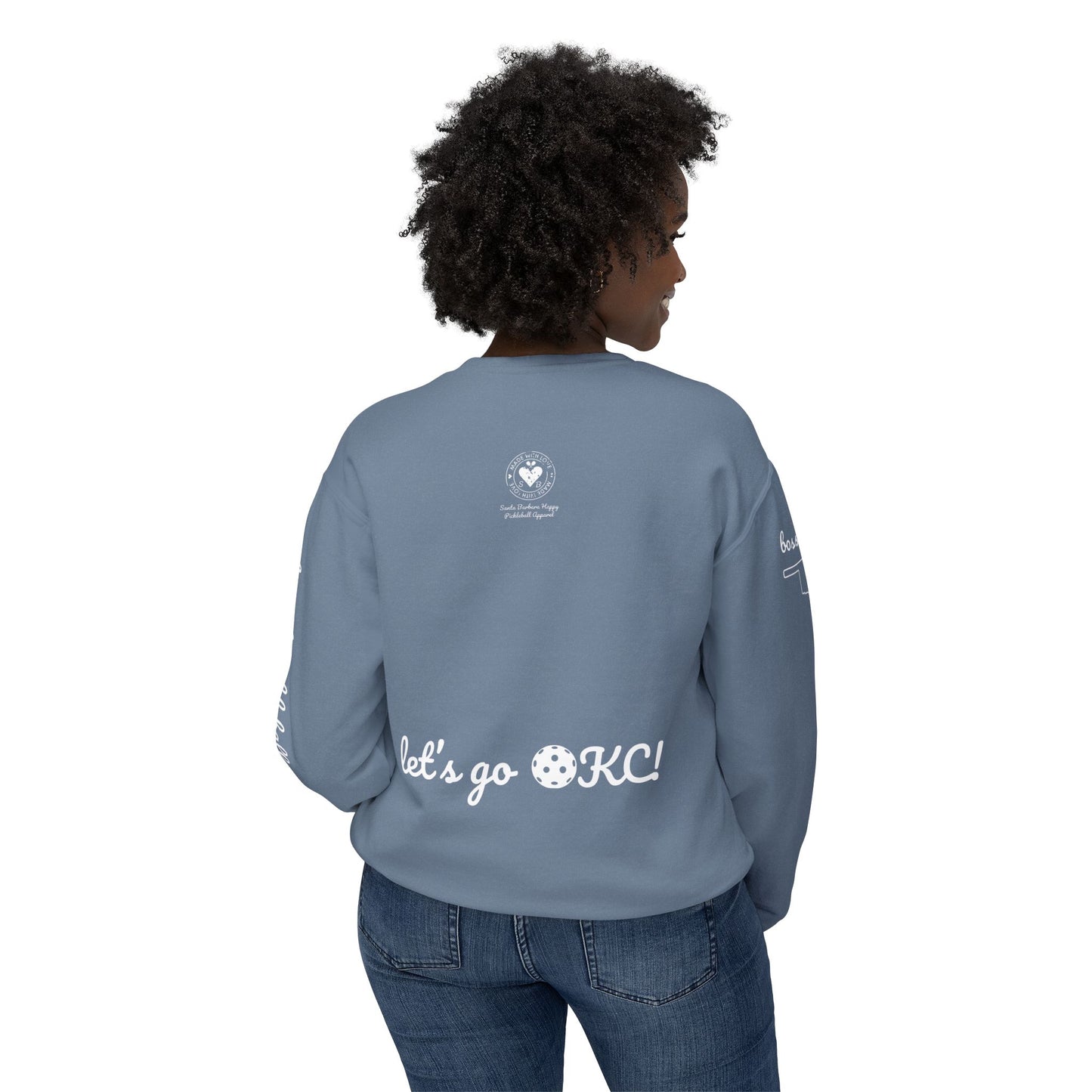 Boss Lady Unisex Lightweight Crewneck Sweatshirt