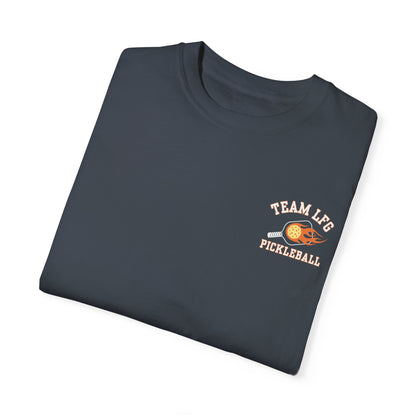 Team LFG Pickleball - Left chest logo - Unisex Garment-Dyed T-shirt - can customized