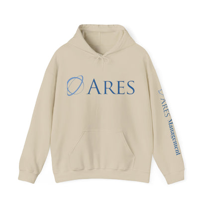 Ares Management Unisex 50/50 Hoodie - w/ sleeve logo