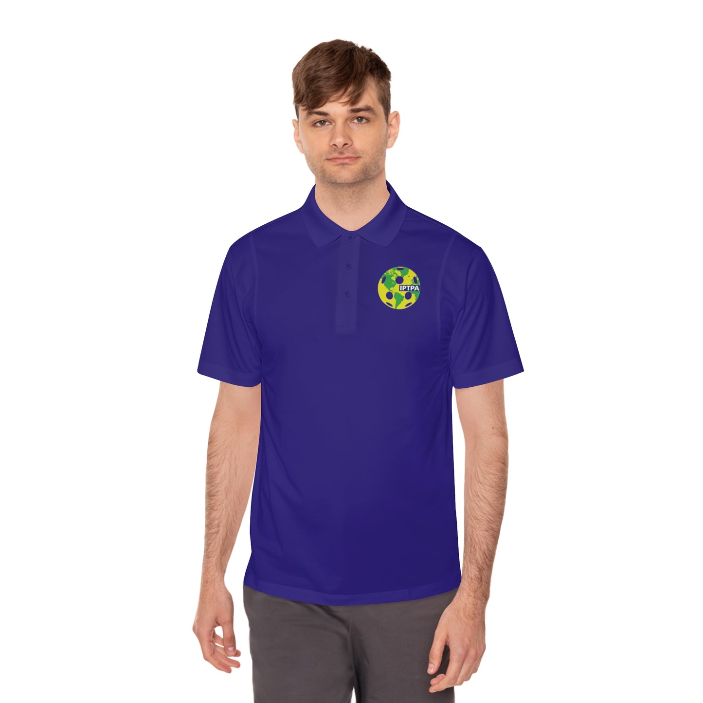 IPTPA Men's Sport Polo Shirt (Can customize)