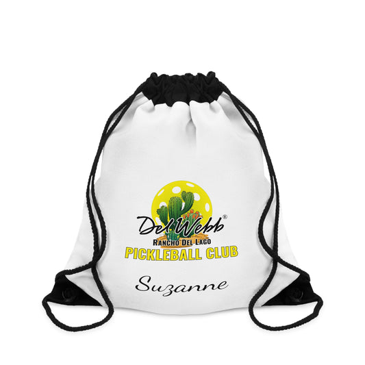 Del Webb Pickleball - Drawstring Bag - Customize name