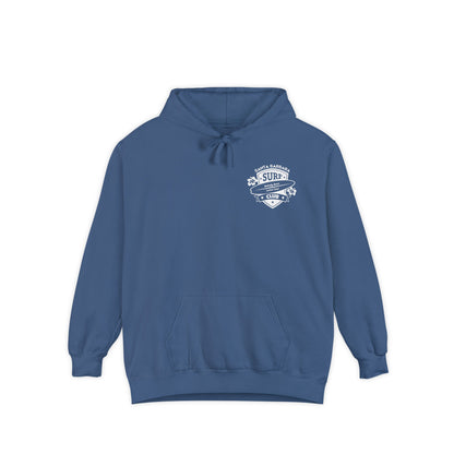 SURF CLUB UNISEX Garment Dyed HOODIE - Santa Barbara Butterfly Beach or customize your own beach