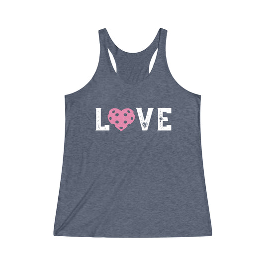 Kara’s LOVE Tanks - Women's Tri-Blend Racerback Tank - no customization