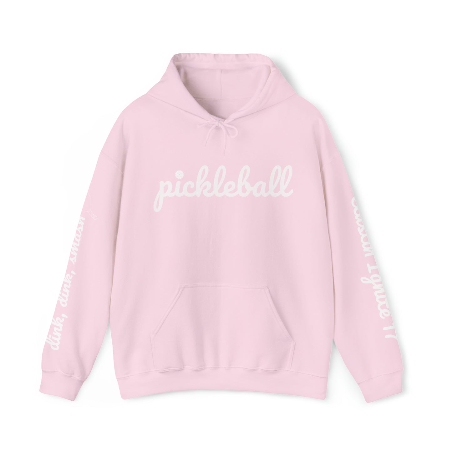 Pickleball script - Hold the Pickle - dink, dink, smash - 4 sided custom hoodie