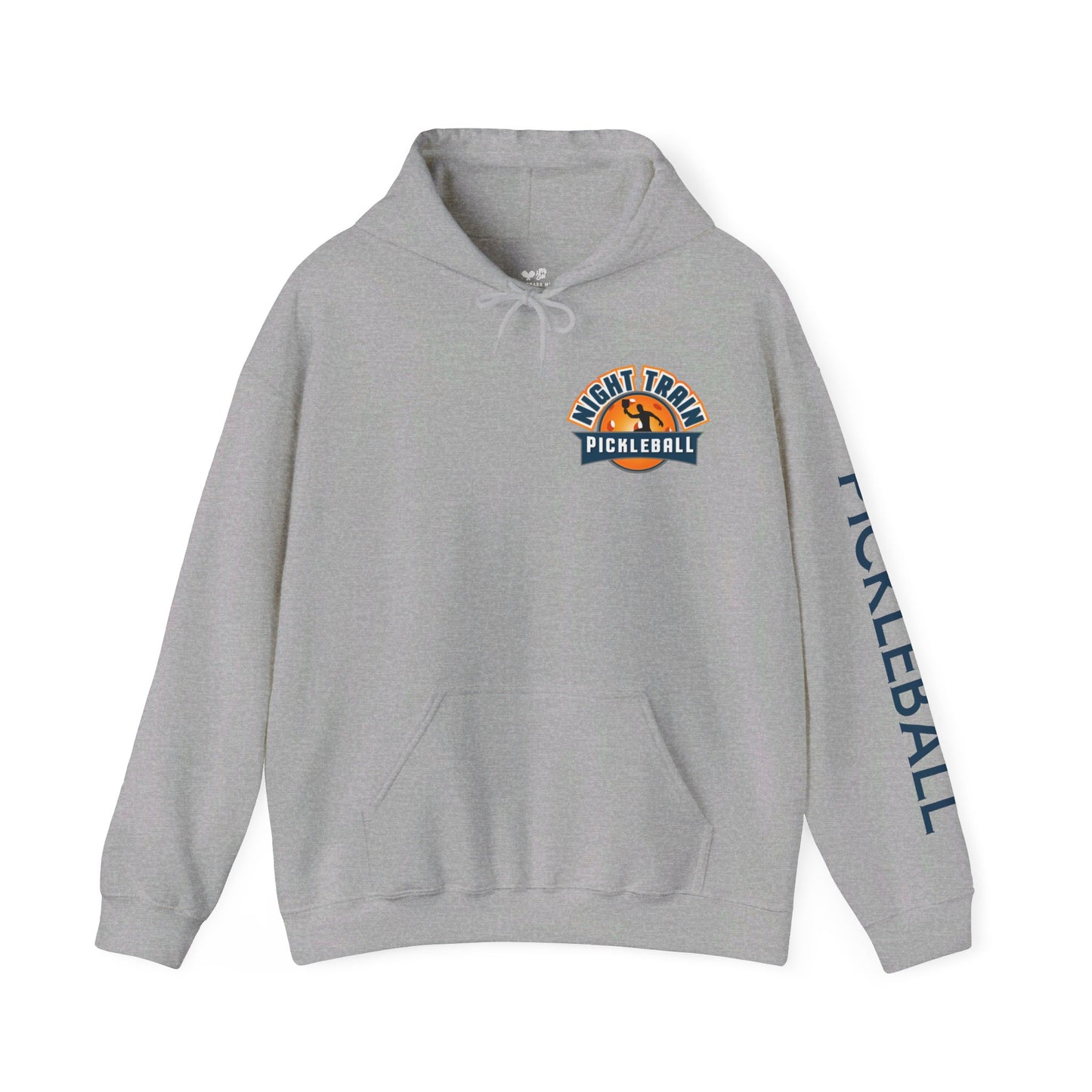 Night Train Hoodie (logo left chest/large back) - Can add your name to the sleeve or back