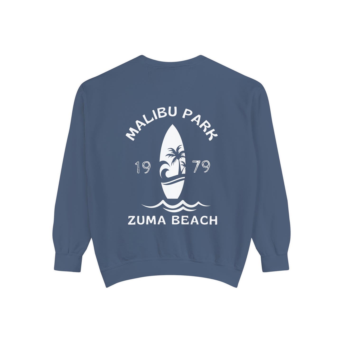 Malibu Park Zuma Beach Crew Comfort Colors - 1979