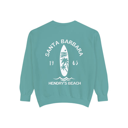 Santa Barbara Hendry’s Beach Crew Sweatshirts - Comfort Colors