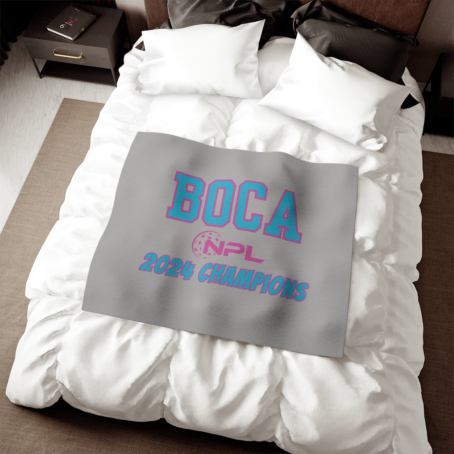 BOCA NPL Champions ‘24 Sweatshirt Blanket