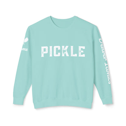 NPL Garment Dyed- Denver Iconics - Unisex 100% Cotton Lightweight Crew - Customize Sleeve w/ Name