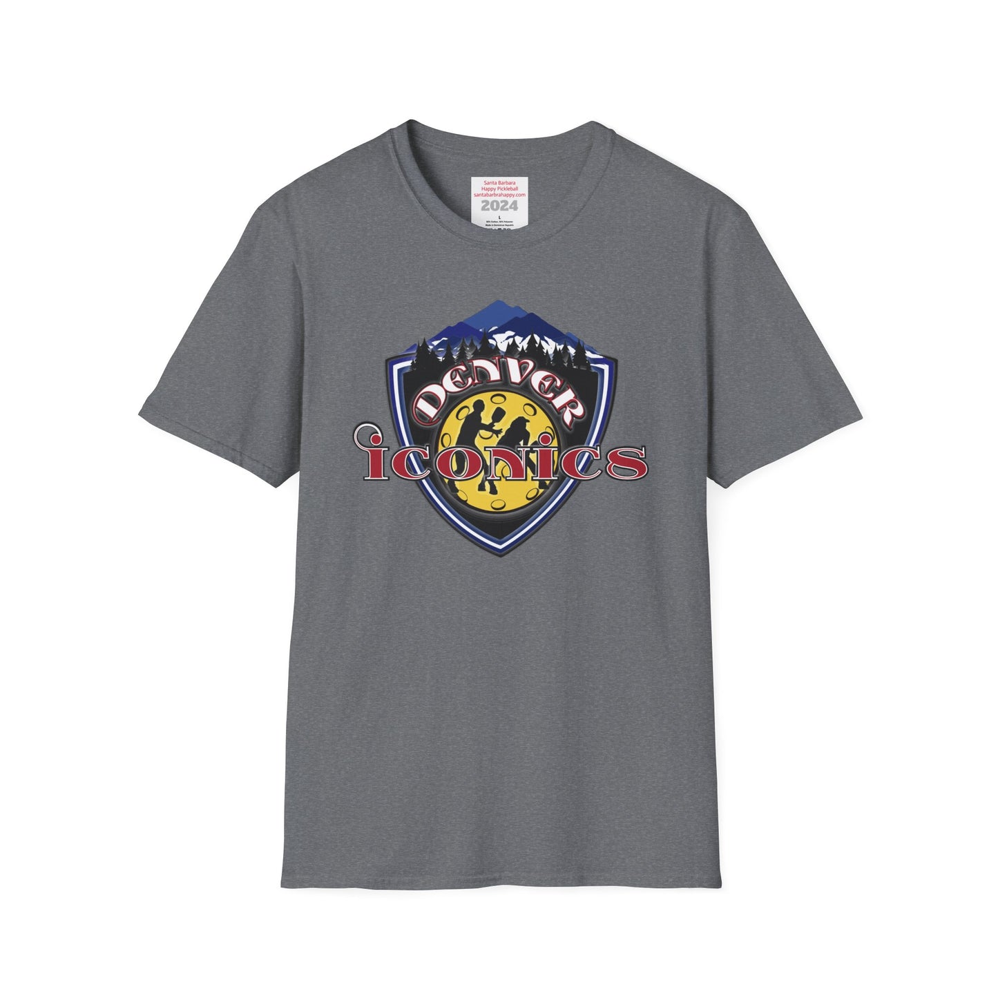 Denver Iconics NPL Team - Unisex 100% cotton soft style T - can customize back