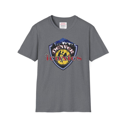 Denver Iconics NPL Team - Unisex 100% cotton soft style T - can customize back