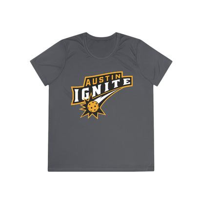 Austin Ignite NPL Team - Moisture Wicking, SPF 40, Ladies Competitor Tee - customize back