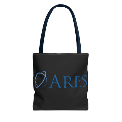 Ares Logo Tote Bag - Stylish Black Carryall for Everyday Use