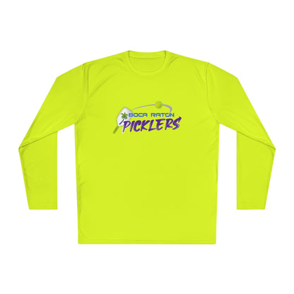 Boca Raton Picklers NPL Team - Unisex Fuller Cut -Moisture Wicking Lightweight Long Sleeve, SPF 40 - customize back