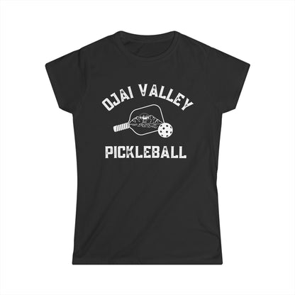 Ojai Valley Pickleball Women's Softstyle Tee