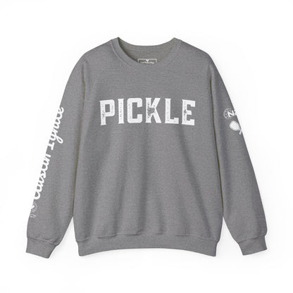 PICKLE w/ Austin Ignite NPL Team in script - custom Crew  - personalize sleeve and or back