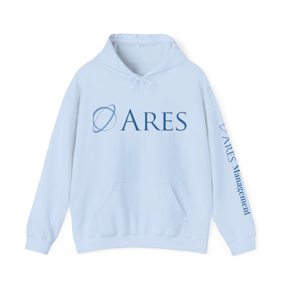 Ares Management Unisex 50/50 Hoodie - w/ sleeve logo
