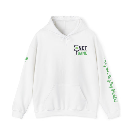 Net Game Pickle - NO NAME - White Plush Hoodie