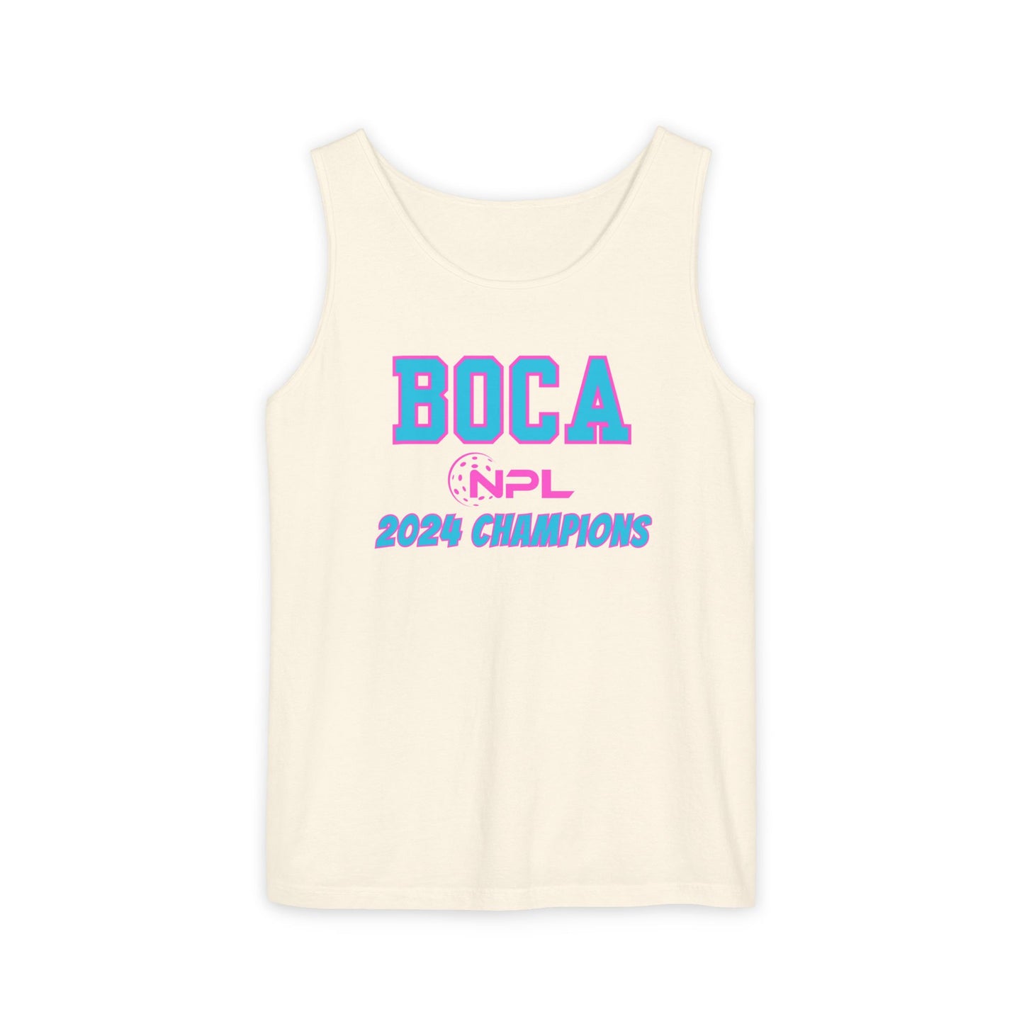 BOCA NPL ‘24 Champions - Unisex Garment-Dyed Tank Top